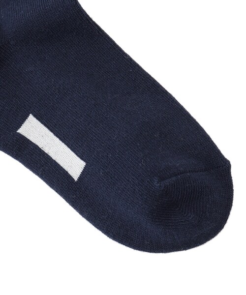 SHOO・LA・RUE（シューラルー）の「◆フリルドットショートソックス（ソックス/靴下・キッズ・ネイビー/アイボリー/ライトパープル/ピンク系・56/59/53）」の6枚目の写真