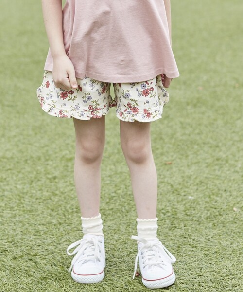 SHOO・LA・RUE（シューラルー）の「◆フリルドットショートソックス（ソックス/靴下・キッズ・ネイビー/アイボリー/ライトパープル/ピンク系・56/59/53）」の11枚目の写真