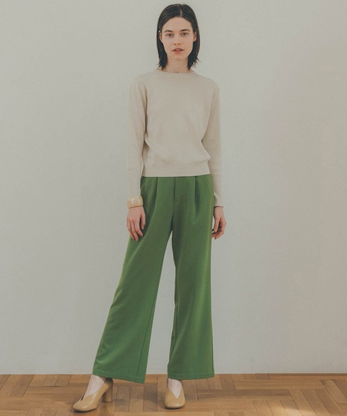 CLANE（クラネ）の「【CLANE/クラネ】ベーシックコンパクトニット 12106-2022（ニット/セーター・レディース・アイボリー/ブラック/ブルー/オレンジ・1）」の7枚目の写真