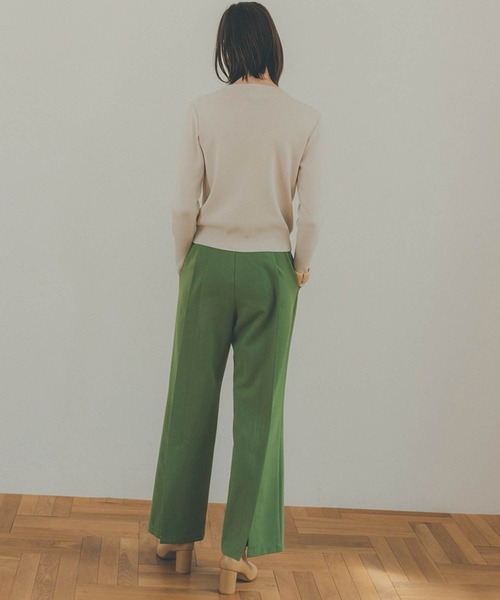 CLANE（クラネ）の「【CLANE/クラネ】ベーシックコンパクトニット 12106-2022（ニット/セーター・レディース・アイボリー/ブラック/ブルー/オレンジ・1）」の8枚目の写真