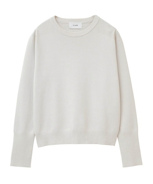 CLANE（クラネ）の「【CLANE/クラネ】ベーシックコンパクトニット 12106-2022（ニット/セーター・レディース・アイボリー/ブラック/ブルー/オレンジ・1）」の11枚目の写真