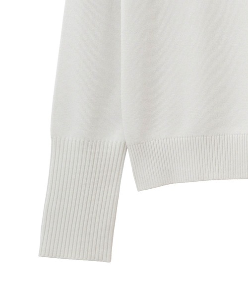 CLANE（クラネ）の「【CLANE/クラネ】ベーシックコンパクトニット 12106-2022（ニット/セーター・レディース・アイボリー/ブラック/ブルー/オレンジ・1）」の14枚目の写真