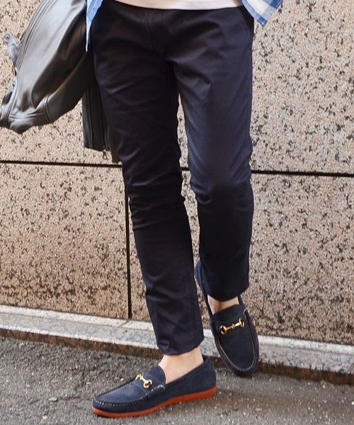 SHIPS JET BLUE(シップスジェットブルー)の「SHIPS JET BLUE(シップス ジェットブルー): ツイル カラージェギンス スキニーパンツ■(その他パンツ・メンズ・ホワイト系その他/ブラック/カーキ/ブルー/ネイビー・SMALL/MEDIUM/LARGE)」の4枚目の写真