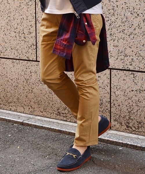 SHIPS JET BLUE(シップスジェットブルー)の「SHIPS JET BLUE(シップス ジェットブルー): ツイル カラージェギンス スキニーパンツ■(その他パンツ・メンズ・ホワイト系その他/ブラック/カーキ/ブルー/ネイビー・SMALL/MEDIUM/LARGE)」の12枚目の写真