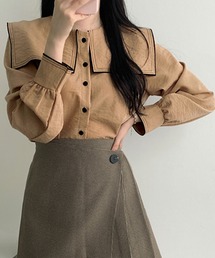 DAY CLOSET | レディース パイピングレトロセーラーカラーブラウス(シャツ/ブラウス)