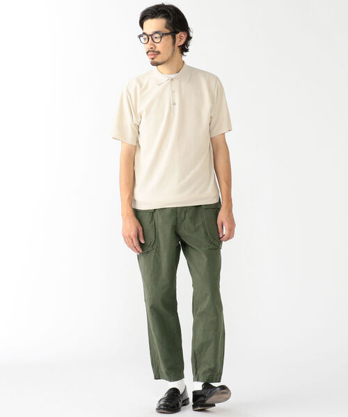 BATONER バトナー ニットポロシャツ ビームスプラス別注 BEAMS PLUS（ビームス プラス）【別注】BATONER / KNIT POLO
