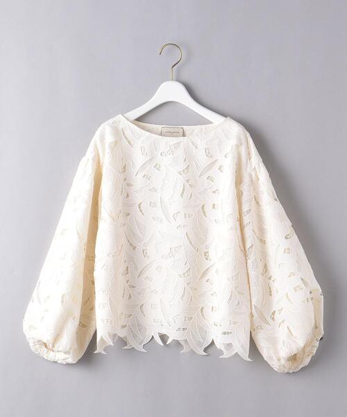 UNITED ARROWS（ユナイテッドアローズ）の「＜UNITED ARROWS＞EMB LACE ボリュームスリーブ ブラウス B（シャツ/ブラウス・レディース・オフホワイト/ケリー・38/36）」の22枚目の写真