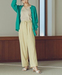 N.(N. Natural Beauty Basic) | 【S Size Line】◆スタッズベルト付テーパードパンツ(その他パンツ)