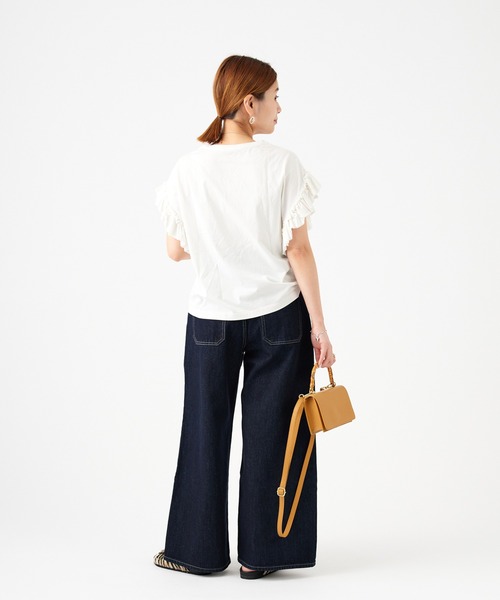 JOURNAL STANDARD(ジャーナルスタンダード)の「《WEB限定》クリアコットンフリルTee(Tシャツ/カットソー・レディース・ブラック/ホワイト/ホワイト系その他・FREE)」の12枚目の写真