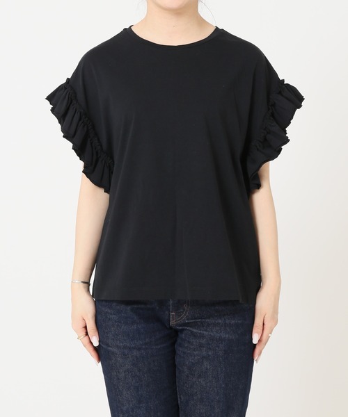 JOURNAL STANDARD(ジャーナルスタンダード)の「《WEB限定》クリアコットンフリルTee(Tシャツ/カットソー・レディース・ブラック/ホワイト/ホワイト系その他・FREE)」の19枚目の写真