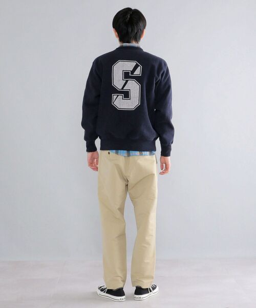 SHIPS(シップス)の「*SHIPS: ビッグシルエット SHIPS UNIVERSITY プリント スウェット(スウェット・メンズ・ダークブルー・MEDIUM/LARGE/X-LARGE)」の6枚目の写真