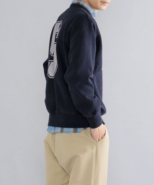 SHIPS(シップス)の「*SHIPS: ビッグシルエット SHIPS UNIVERSITY プリント スウェット(スウェット・メンズ・ダークブルー・MEDIUM/LARGE/X-LARGE)」の14枚目の写真