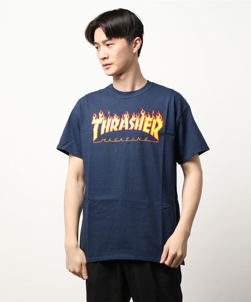 【THRASHER/スラッシャー】 FLAME TEE(UN)（Tシャツ/カットソー）｜THRASHER（スラッシャー）