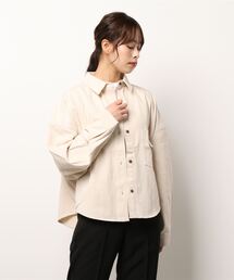 HONEYSUCKLE ROSE | 【HONEYSUCKLE ROSE】ショートシャツアウター(シャツ/ブラウス)
