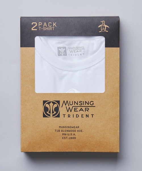 penguin BY MUNSINGWEAR(ペンギン バイ マンシングウェア)の「2パック T-SHIRT メンズ ウェア レディース ユニセックス ライフスタイル カジュアル スポーツウェア マンシング(Tシャツ/カットソー・メンズ・ホワイト/ブラック・XL/L/M)」の12枚目の写真