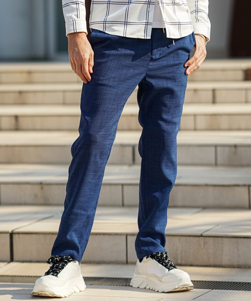 SOMEDIFF(サムディフ)の「【SOMEIDFF】リネンライクブッチャーパンツ メンズ(スラックス・メンズ・ブラック/ベージュ/ネイビー/ベージュ系1/ブラック系1/ネイビー系1・M/L/XL)」の6枚目の写真