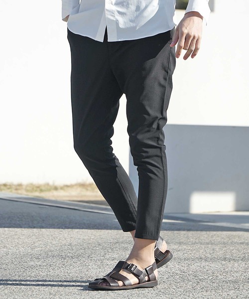 SOMEDIFF(サムディフ)の「【SOMEIDFF】リネンライクブッチャーパンツ メンズ(スラックス・メンズ・ブラック/ベージュ/ネイビー/ベージュ系1/ブラック系1/ネイビー系1・M/L/XL)」の2枚目の写真