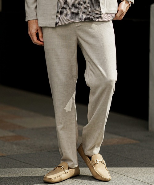 SOMEDIFF(サムディフ)の「【SOMEIDFF】リネンライクブッチャーパンツ メンズ(スラックス・メンズ・ブラック/ベージュ/ネイビー/ベージュ系1/ブラック系1/ネイビー系1・M/L/XL)」の22枚目の写真