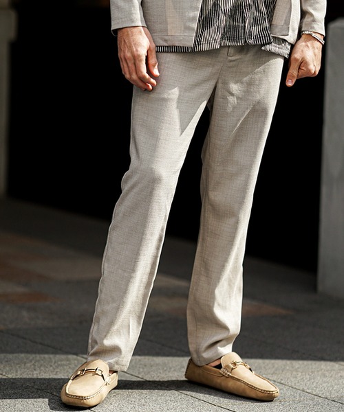 SOMEDIFF(サムディフ)の「【SOMEIDFF】リネンライクブッチャーパンツ メンズ(スラックス・メンズ・ブラック/ベージュ/ネイビー/ベージュ系1/ブラック系1/ネイビー系1・M/L/XL)」の21枚目の写真