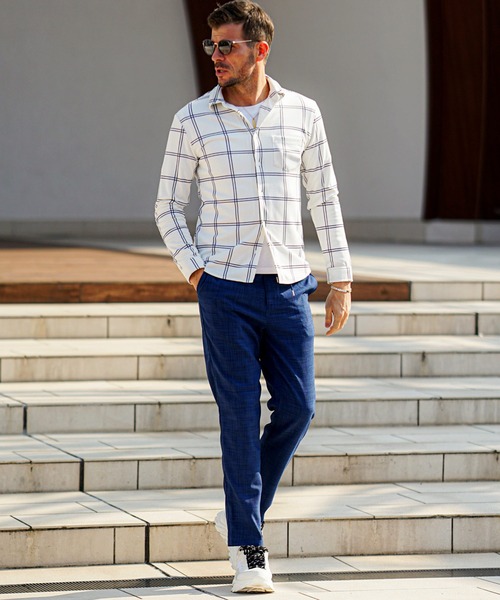 SOMEDIFF(サムディフ)の「【SOMEIDFF】リネンライクブッチャーパンツ メンズ(スラックス・メンズ・ブラック/ベージュ/ネイビー/ベージュ系1/ブラック系1/ネイビー系1・M/L/XL)」の17枚目の写真