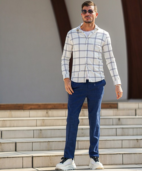 SOMEDIFF(サムディフ)の「【SOMEIDFF】リネンライクブッチャーパンツ メンズ(スラックス・メンズ・ブラック/ベージュ/ネイビー/ベージュ系1/ブラック系1/ネイビー系1・M/L/XL)」の15枚目の写真