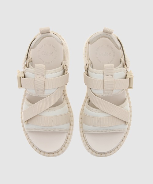 Chloe(クロエ)の「LILLI /フラットサンダル FLAT SANDAL(サンダル・レディース・ホワイト・35/36/37/38)」の5枚目の写真