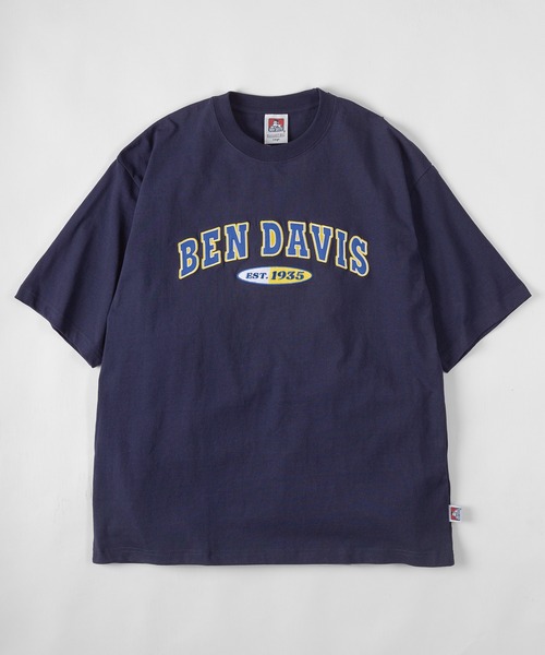 BEN DAVIS(ベンデイビス)の「【BEN DAVIS/ベンデイビス】シンプルスタジアムロゴ サテンワッペン 半袖Tシャツ/ベースボールロゴ(Tシャツ/カットソー・レディース・ホワイト/チャコールグレー/アッシュグレー/ネイビー・M/L/XL)」の5枚目の写真