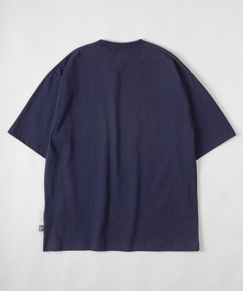 BEN DAVIS(ベンデイビス)の「【BEN DAVIS/ベンデイビス】シンプルスタジアムロゴ サテンワッペン 半袖Tシャツ/ベースボールロゴ(Tシャツ/カットソー・レディース・ホワイト/チャコールグレー/アッシュグレー/ネイビー・M/L/XL)」の6枚目の写真