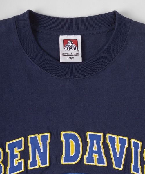 BEN DAVIS(ベンデイビス)の「【BEN DAVIS/ベンデイビス】シンプルスタジアムロゴ サテンワッペン 半袖Tシャツ/ベースボールロゴ(Tシャツ/カットソー・レディース・ホワイト/チャコールグレー/アッシュグレー/ネイビー・M/L/XL)」の7枚目の写真