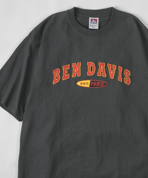 BEN DAVIS(ベンデイビス)の「【BEN DAVIS/ベンデイビス】シンプルスタジアムロゴ サテンワッペン 半袖Tシャツ/ベースボールロゴ(Tシャツ/カットソー・レディース・ホワイト/チャコールグレー/アッシュグレー/ネイビー・M/L/XL)」の16枚目の写真