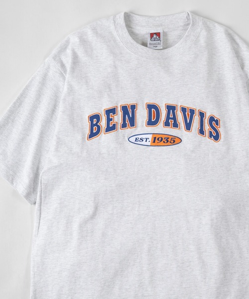 BEN DAVIS(ベンデイビス)の「【BEN DAVIS/ベンデイビス】シンプルスタジアムロゴ サテンワッペン 半袖Tシャツ/ベースボールロゴ(Tシャツ/カットソー・レディース・ホワイト/チャコールグレー/アッシュグレー/ネイビー・M/L/XL)」の19枚目の写真