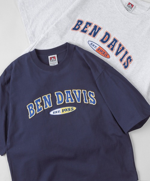 BEN DAVIS(ベンデイビス)の「【BEN DAVIS/ベンデイビス】シンプルスタジアムロゴ サテンワッペン 半袖Tシャツ/ベースボールロゴ(Tシャツ/カットソー・レディース・ホワイト/チャコールグレー/アッシュグレー/ネイビー・M/L/XL)」の14枚目の写真