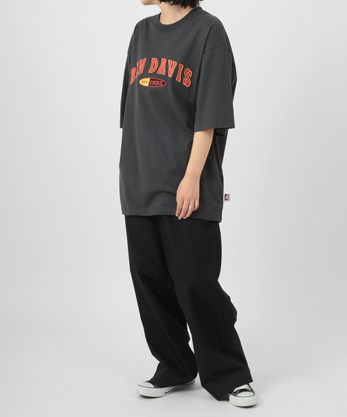 BEN DAVIS(ベンデイビス)の「【BEN DAVIS/ベンデイビス】シンプルスタジアムロゴ サテンワッペン 半袖Tシャツ/ベースボールロゴ(Tシャツ/カットソー・レディース・ホワイト/チャコールグレー/アッシュグレー/ネイビー・M/L/XL)」の18枚目の写真