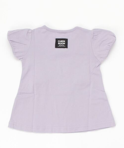 CHEEK ROOM（チークルーム）の「CHEEK ROOM/チークルーム シュークリームパフTシャツ（Tシャツ/カットソー・キッズ・ベージュ/パープル/ピンク・110cm/100cm/120cm/90cm/95cm/80ｃｍ）」の4枚目の写真