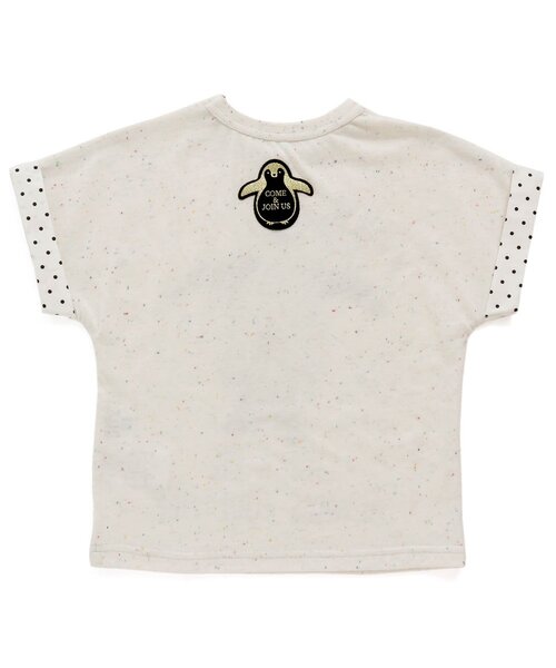 BIT'Z（ビッツ）の「3柄親子プリントＴシャツ（Tシャツ/カットソー・キッズ・サックスブルー/ライム/キナリ・90/100/110/120/80/95）」の4枚目の写真