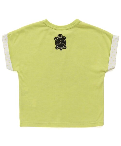 BIT'Z（ビッツ）の「3柄親子プリントＴシャツ（Tシャツ/カットソー・キッズ・サックスブルー/ライム/キナリ・90/100/110/120/80/95）」の5枚目の写真