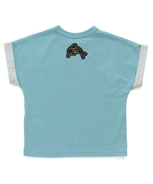 BIT'Z（ビッツ）の「3柄親子プリントＴシャツ（Tシャツ/カットソー・キッズ・サックスブルー/ライム/キナリ・90/100/110/120/80/95）」の6枚目の写真