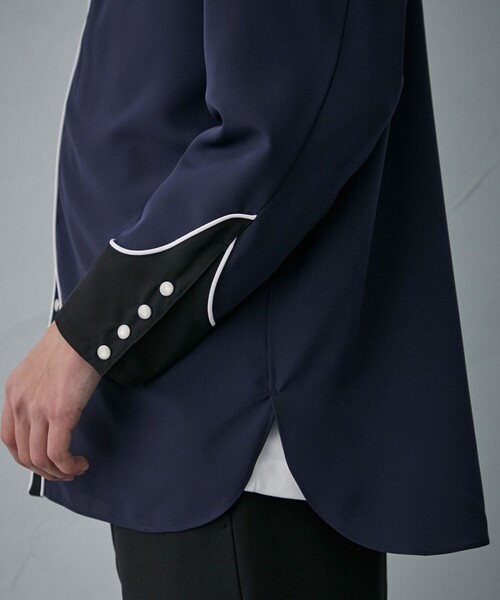 STUDIOUS - バックサテンダブルボタンシャツ パブリックトウキョウ PUBLIC TOKYO STUDIOUS - public tokyo バックサテンダブルボタンシャツの通販