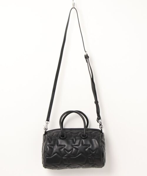 Casselini（キャセリーニ）の「キルティングドラムバッグ（ドラムバッグ・レディース・ブラック/シルバー・ONE SIZE）」の3枚目の写真