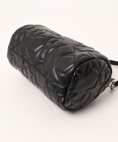 Casselini（キャセリーニ）の「キルティングドラムバッグ（ドラムバッグ・レディース・ブラック/シルバー・ONE SIZE）」の4枚目の写真