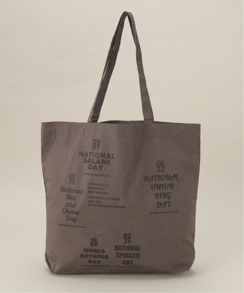 417 EDIFICE（フォーワンセブンエディフィス）の「【VOIRY STORE / ヴォイリーストア】TOUGH  COTTON  BAG-B（ショルダーバッグ・メンズ・ホワイト/チャコールグレー・FREE）」の3枚目の写真