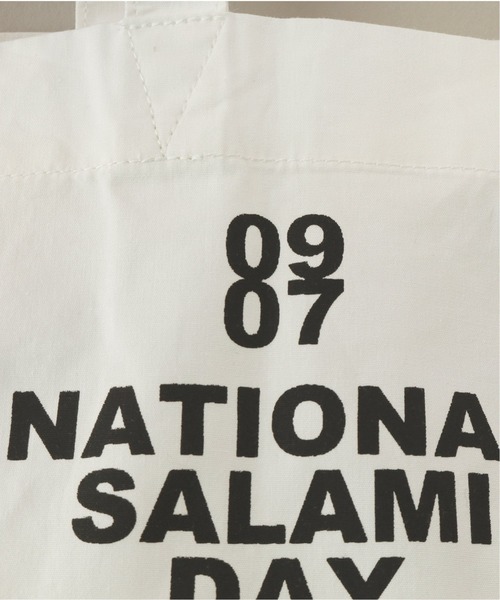 417 EDIFICE（フォーワンセブンエディフィス）の「【VOIRY STORE / ヴォイリーストア】TOUGH  COTTON  BAG-B（ショルダーバッグ・メンズ・ホワイト/チャコールグレー・FREE）」の11枚目の写真