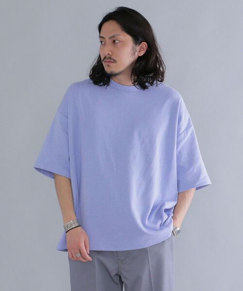 SHIPS(シップス)の「*SHIPS: ビッグシルエット スムース タック Tシャツ(Tシャツ/カットソー・メンズ・ホワイト/ベージュ/ダークグレー/ラベンダー・SMALL/MEDIUM/LARGE)」の17枚目の写真