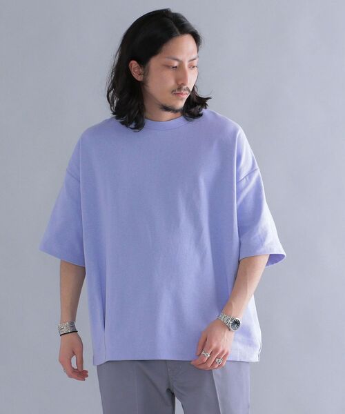SHIPS(シップス)の「*SHIPS: ビッグシルエット スムース タック Tシャツ(Tシャツ/カットソー・メンズ・ホワイト/ベージュ/ダークグレー/ラベンダー・SMALL/MEDIUM/LARGE)」の16枚目の写真