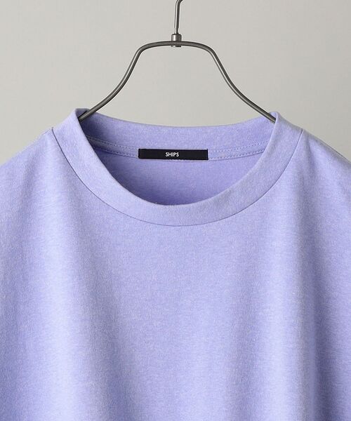SHIPS(シップス)の「*SHIPS: ビッグシルエット スムース タック Tシャツ(Tシャツ/カットソー・メンズ・ホワイト/ベージュ/ダークグレー/ラベンダー・SMALL/MEDIUM/LARGE)」の13枚目の写真