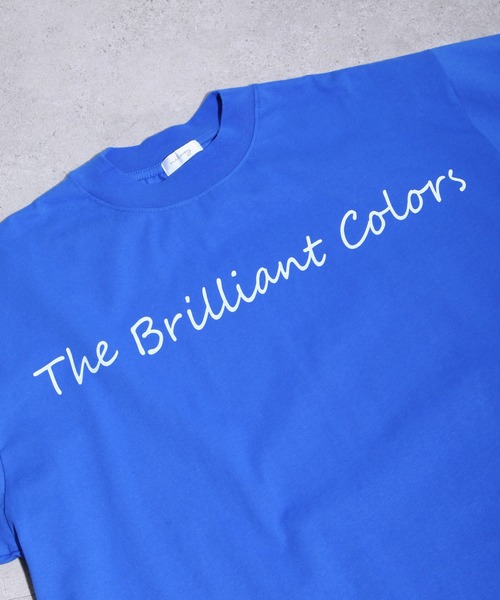 NILWAY(ニルウェイ)の「ビビットカラーベーシックプリント半袖ビッグTee(Tシャツ/カットソー・メンズ・ホワイト/ブラック/ブルー/グリーン/マスタード/グレイッシュベージュ・MEDIUM/LARGE)」の14枚目の写真