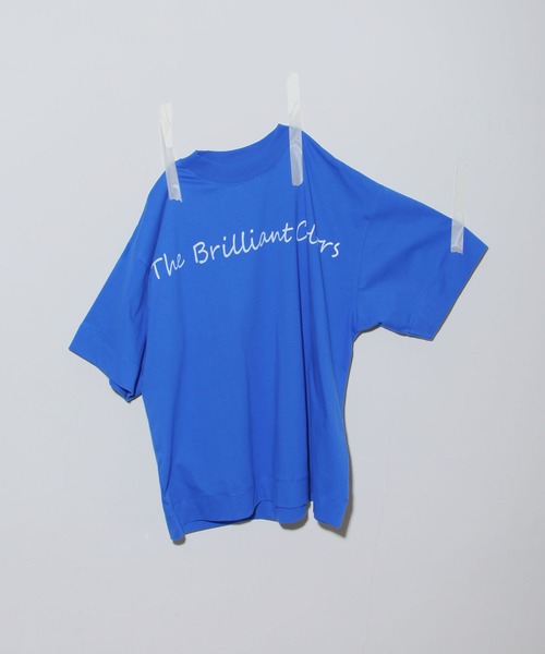 NILWAY(ニルウェイ)の「ビビットカラーベーシックプリント半袖ビッグTee(Tシャツ/カットソー・メンズ・ホワイト/ブラック/ブルー/グリーン/マスタード/グレイッシュベージュ・MEDIUM/LARGE)」の11枚目の写真