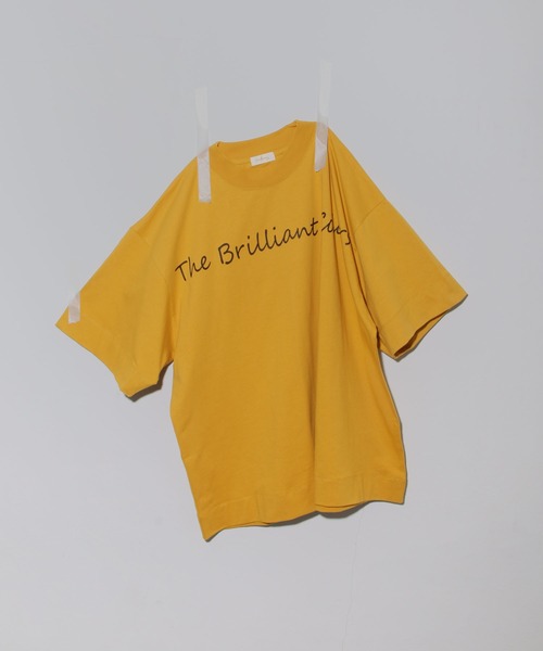 NILWAY(ニルウェイ)の「ビビットカラーベーシックプリント半袖ビッグTee(Tシャツ/カットソー・メンズ・ホワイト/ブラック/ブルー/グリーン/マスタード/グレイッシュベージュ・MEDIUM/LARGE)」の12枚目の写真