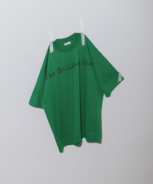 NILWAY(ニルウェイ)の「ビビットカラーベーシックプリント半袖ビッグTee(Tシャツ/カットソー・メンズ・ホワイト/ブラック/ブルー/グリーン/マスタード/グレイッシュベージュ・MEDIUM/LARGE)」の10枚目の写真