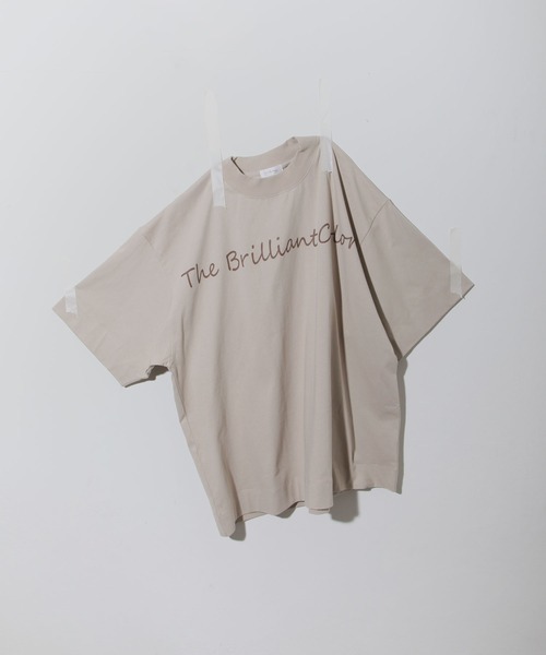 NILWAY(ニルウェイ)の「ビビットカラーベーシックプリント半袖ビッグTee(Tシャツ/カットソー・メンズ・ホワイト/ブラック/ブルー/グリーン/マスタード/グレイッシュベージュ・MEDIUM/LARGE)」の9枚目の写真